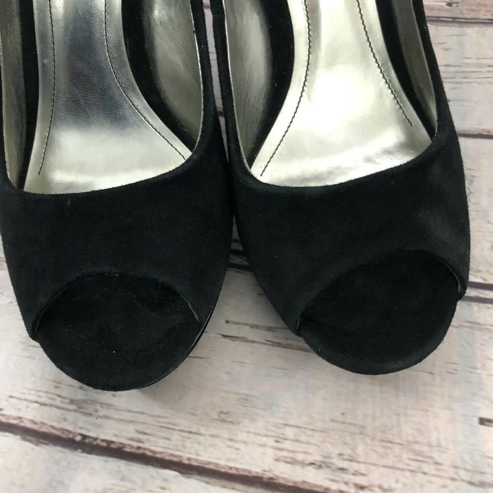 Style‎ & Co. Peep Toe Platform Heel - Size 6 (see measurements)